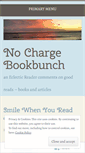 Mobile Screenshot of nochargebookbunch.com